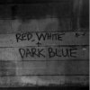 DARK BLUE - red white